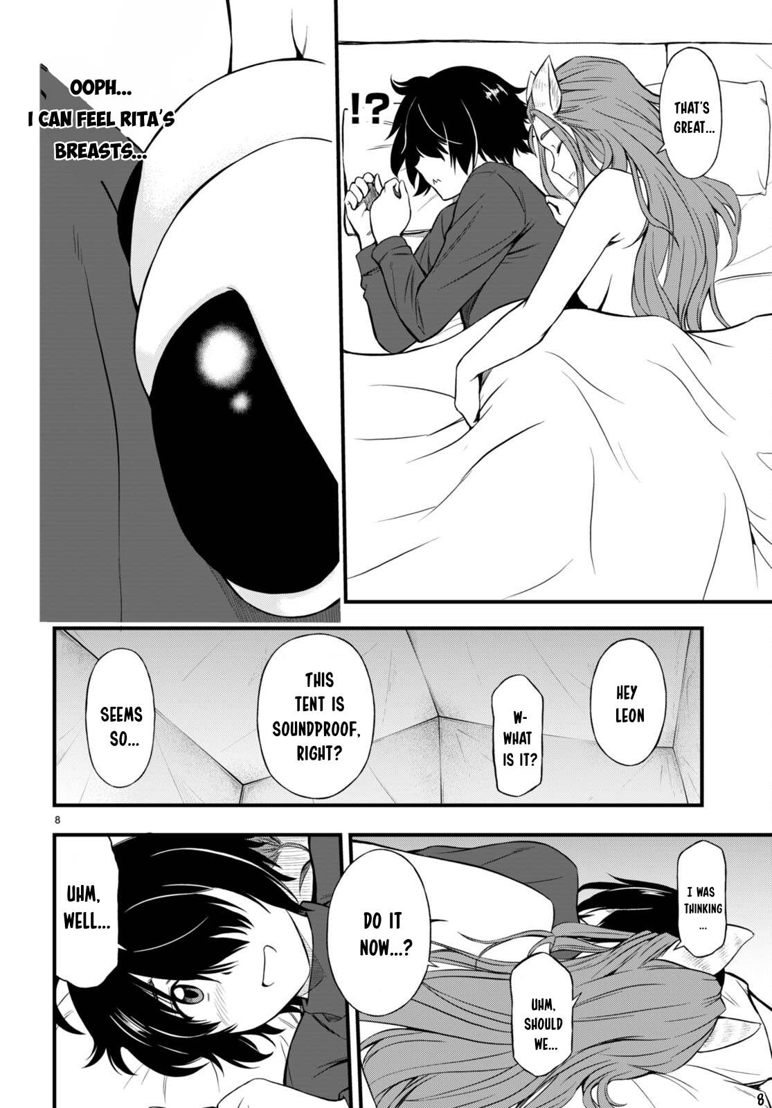 Hazure Akamadoushi ha Kenjyatime ni Musou suru Chapter 22 page 9 - Chapter 22: All Three Together
