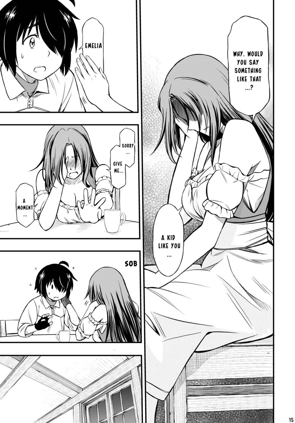 Hazure Akamadoushi ha Kenjyatime ni Musou suru Chapter 23 page 16 - Chapter 23: Emilia's Dream