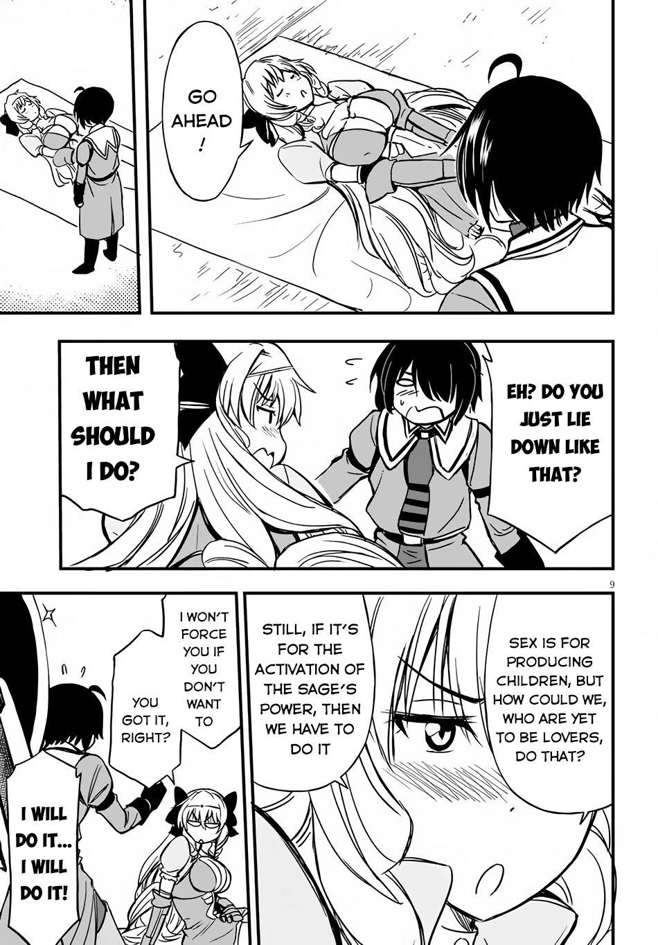 Hazure Akamadoushi ha Kenjyatime ni Musou suru Chapter 6 page 10 - Chapter 6