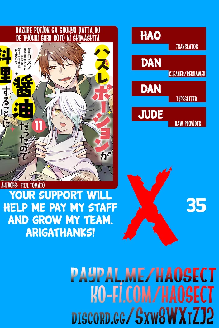 Hazure Potion ga Shouyu datta no de Ryouri suru koto ni shimashita Chapter 35 page 31 - Chapter 35