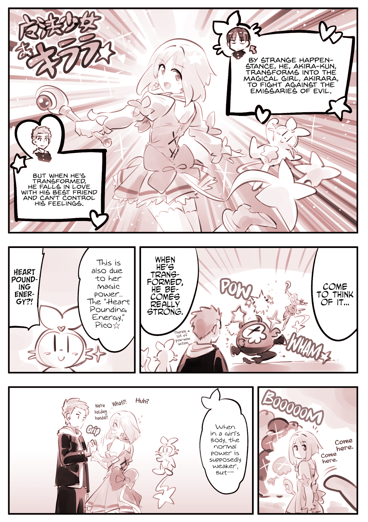 He Is A Magical Girl Chapter 12 page 1 - Chapter 12: He Who Overwhelms is a Magical Girl