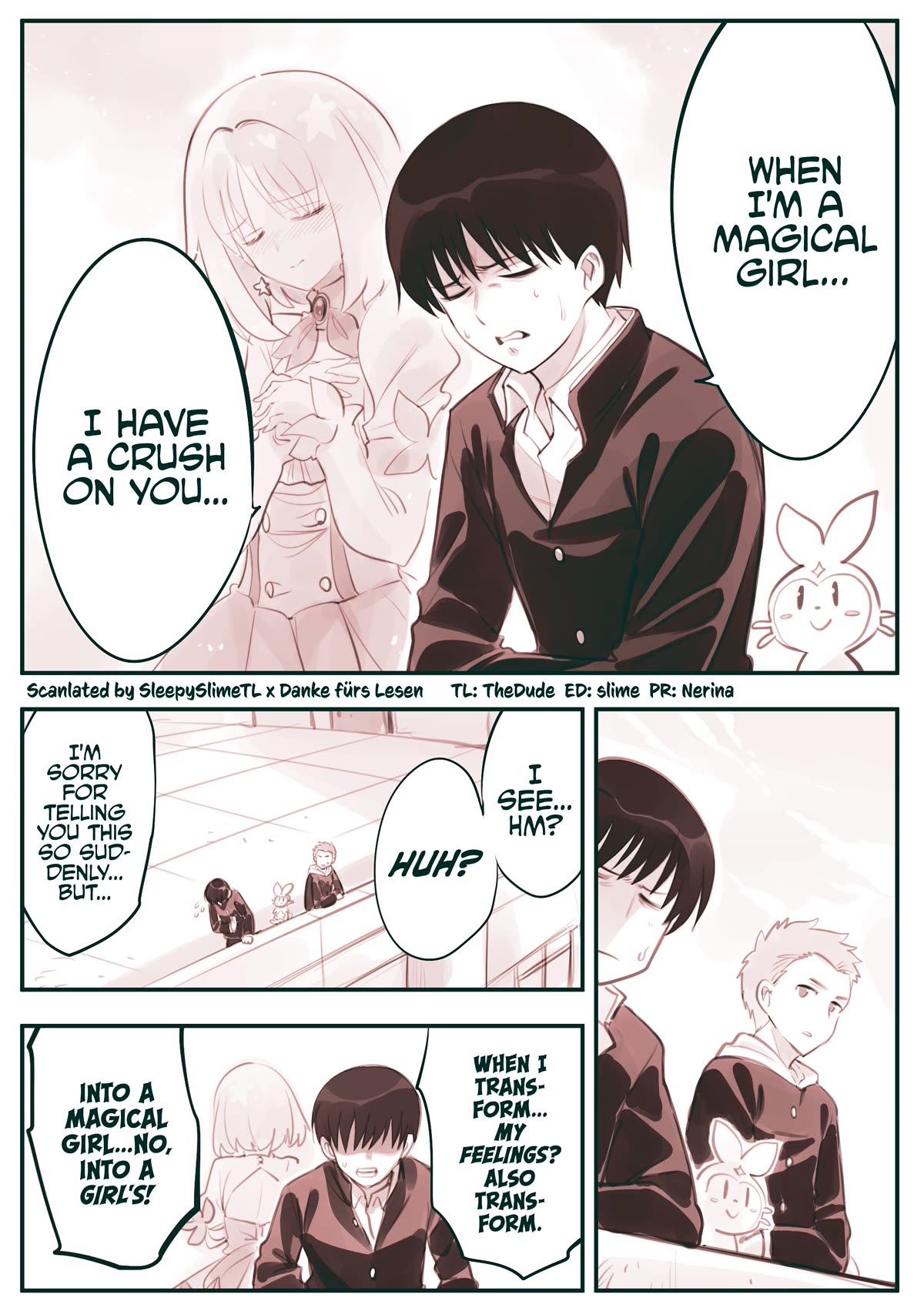 He Is A Magical Girl Chapter 14 page 1 - Chapter 14: He Confides in Being a Magical Girl
