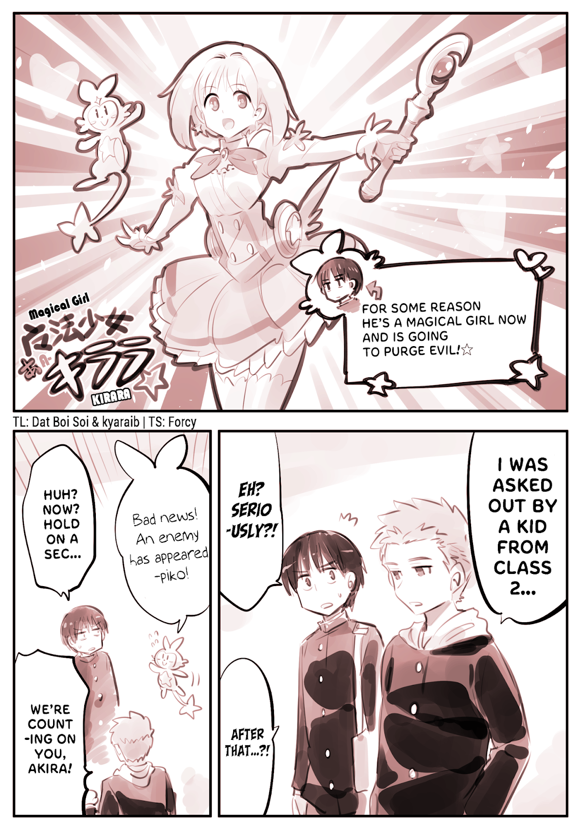 He Is A Magical Girl Chapter 5 page 1 - Chapter 5: Concerned Magical Girl