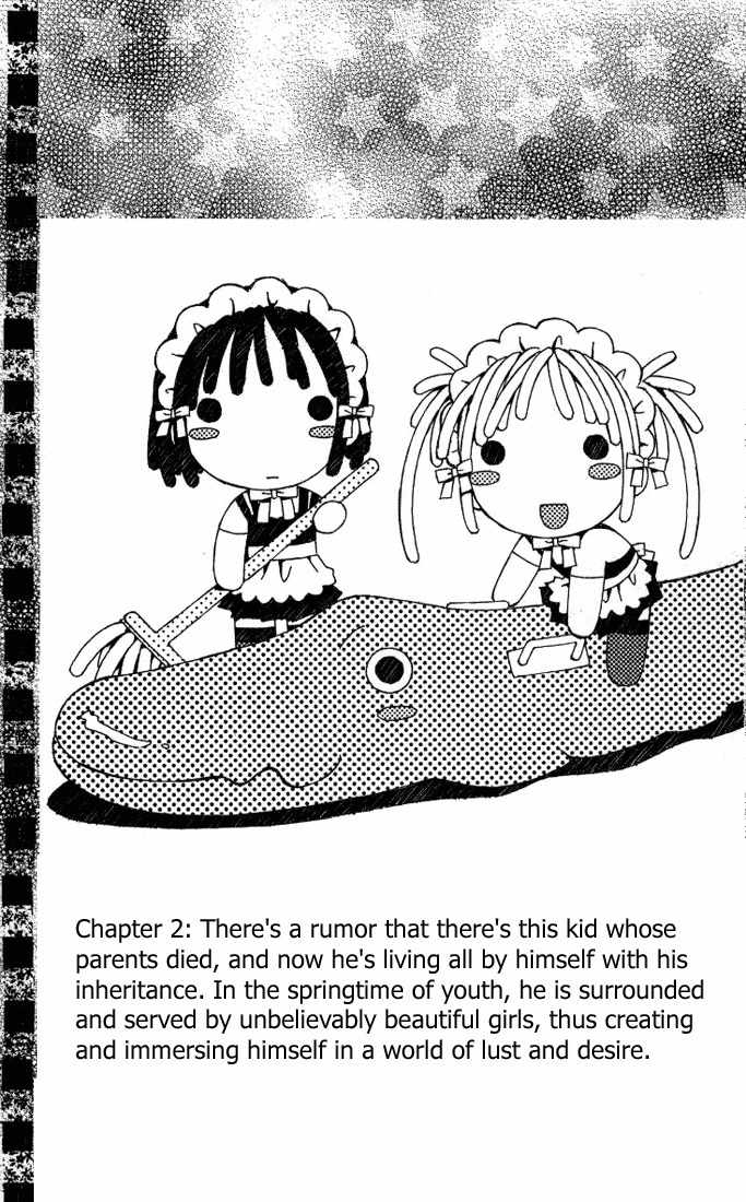 He Is My Master Chapter 2 page 1 - Chapter 2: There's a rumor that there's this kid whose parents died, and now he's living all by himself with his inheritance. In the springtime of youth, he is surrounded and served by unbelievably beautiful girls...