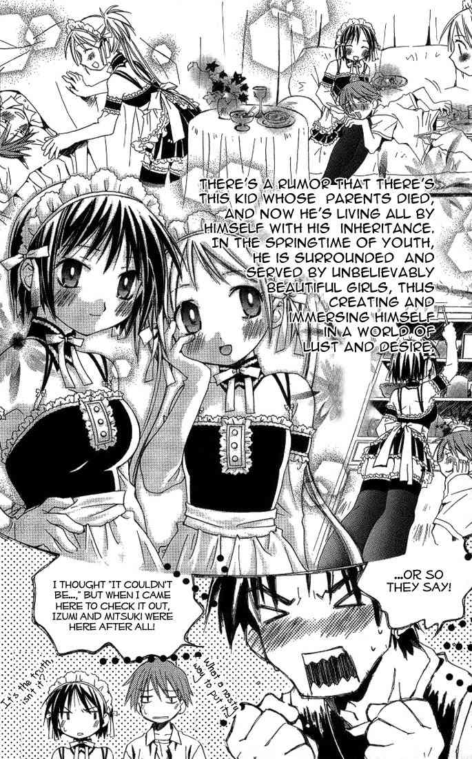 He Is My Master Chapter 2 page 12 - Chapter 2: There's a rumor that there's this kid whose parents died, and now he's living all by himself with his inheritance. In the springtime of youth, he is surrounded and served by unbelievably beautiful girls...