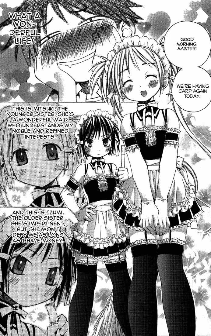 He Is My Master Chapter 2 page 5 - Chapter 2: There's a rumor that there's this kid whose parents died, and now he's living all by himself with his inheritance. In the springtime of youth, he is surrounded and served by unbelievably beautiful girls...