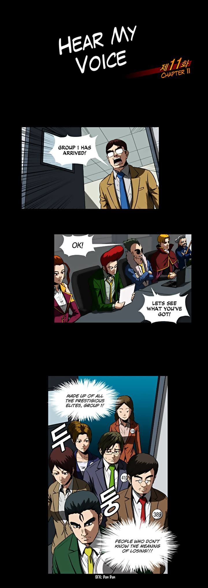Hear My Voice Chapter 11 page 1 - Chapter 11