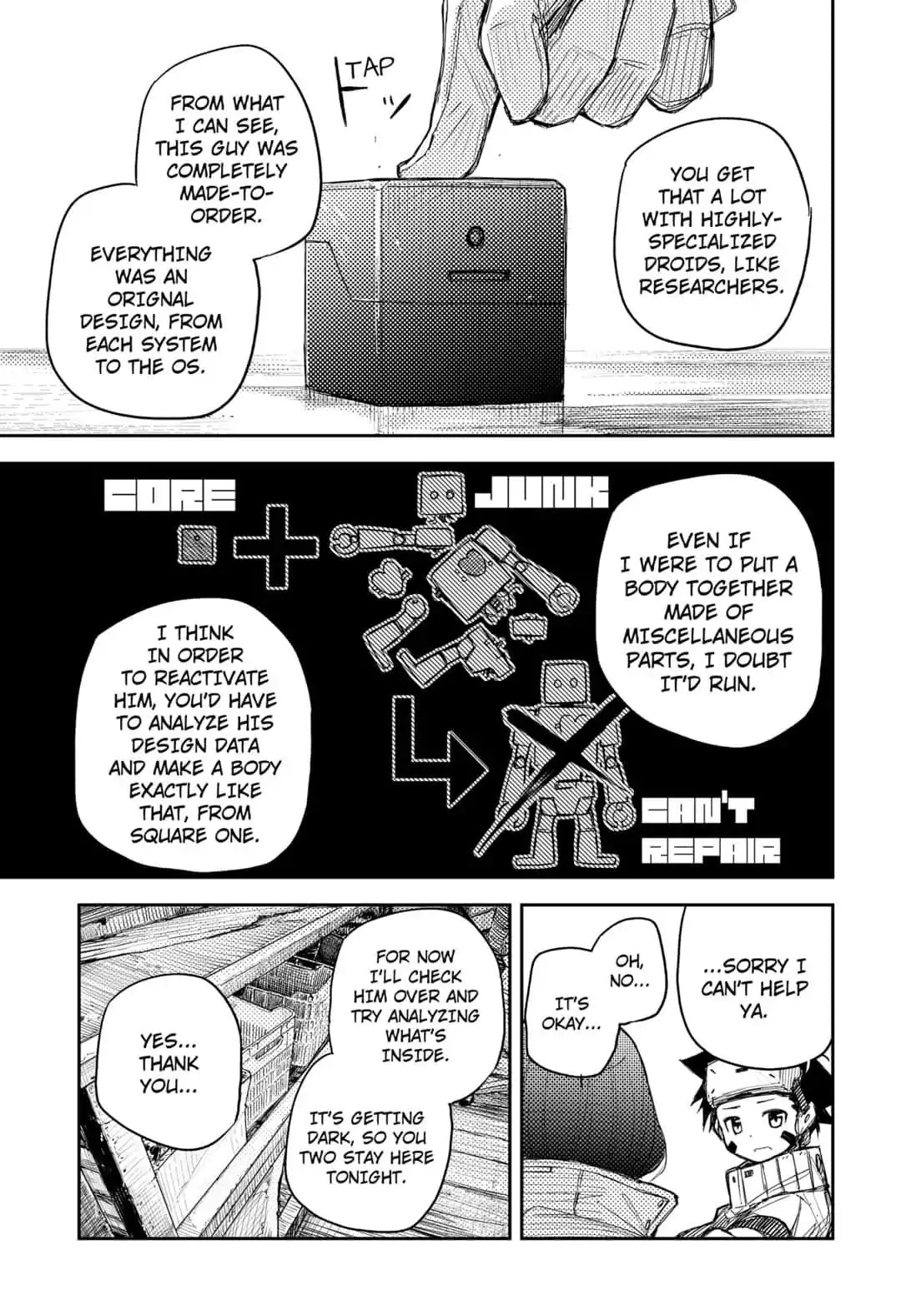 HEART GEAR Chapter 3 page 13 - Chapter 3: #3 Do androids dream without any sleep?
