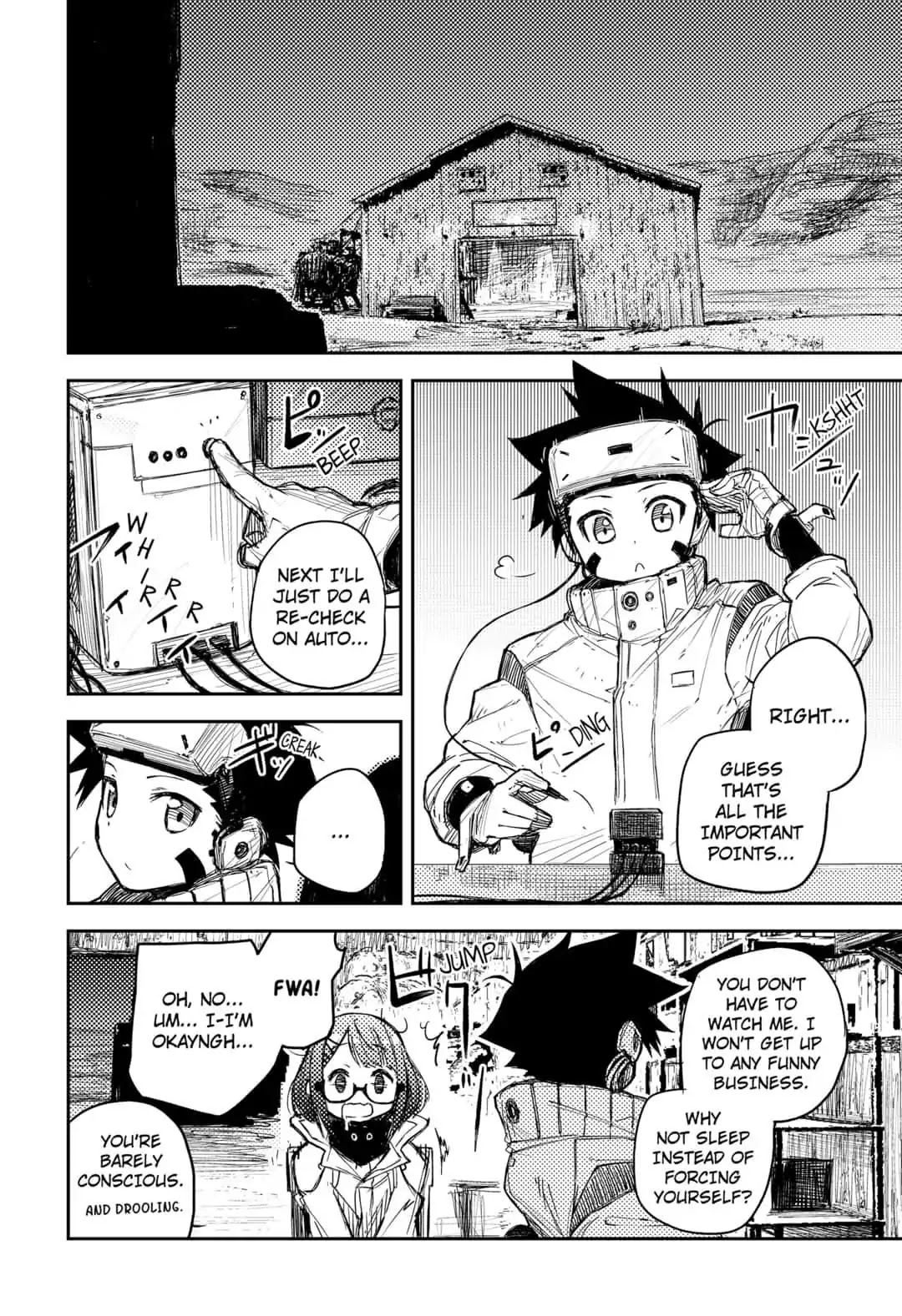 HEART GEAR Chapter 3 page 14 - Chapter 3: #3 Do androids dream without any sleep?