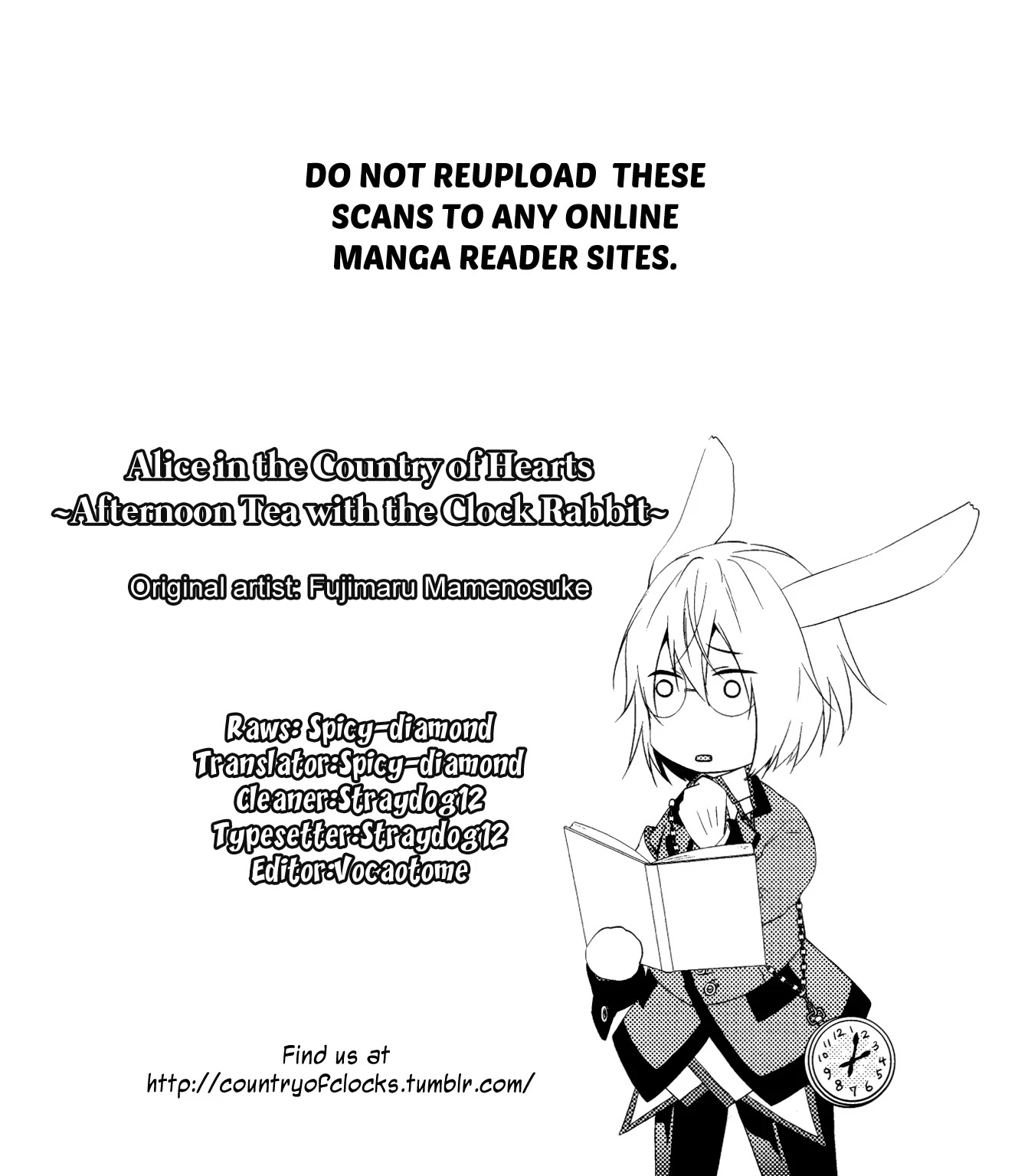 Heart no Kuni no Alice ~Tokei Usagi to Gogo no Koucha wo~ Chapter 1 page 1 - Chapter 1: Episode 1