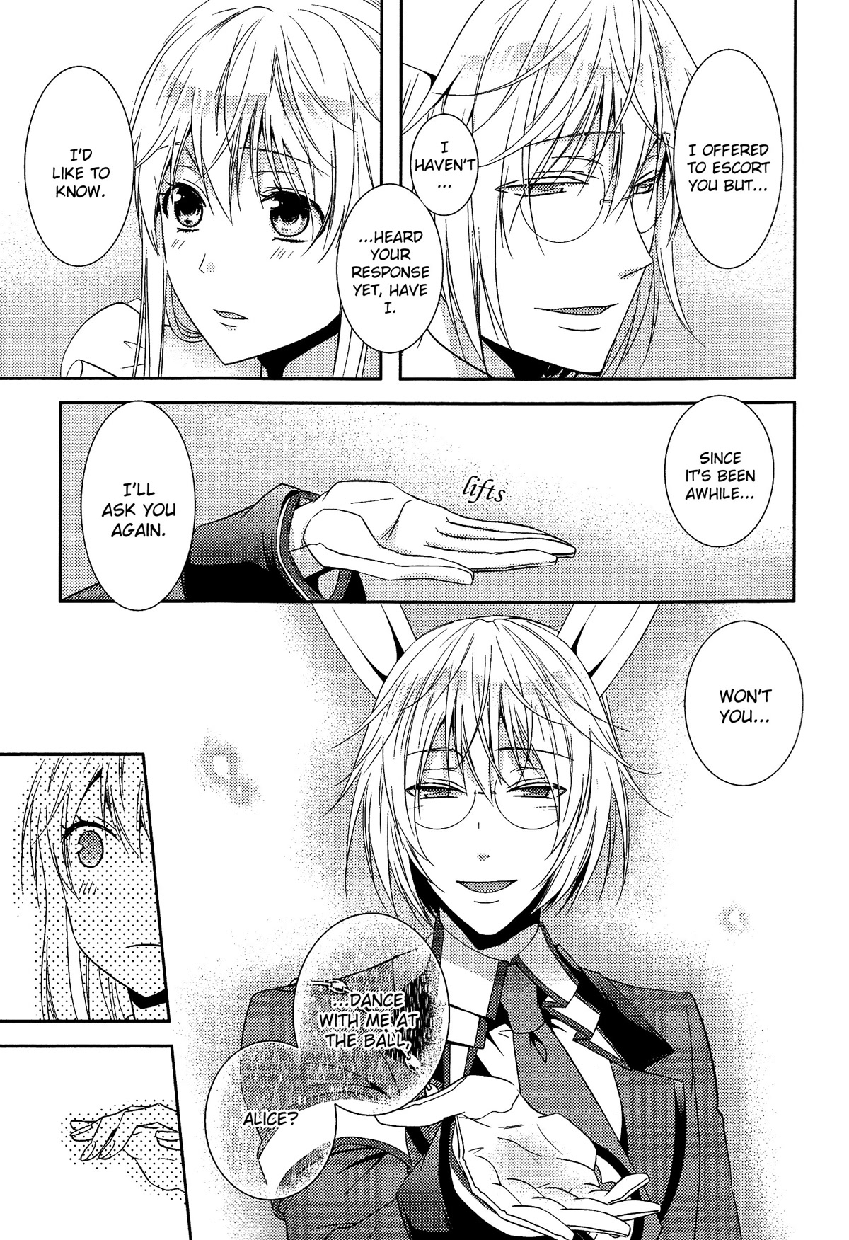 Heart no Kuni no Alice ~Tokei Usagi to Gogo no Koucha wo~ Chapter 4 page 28 - Chapter 4: Episode 4