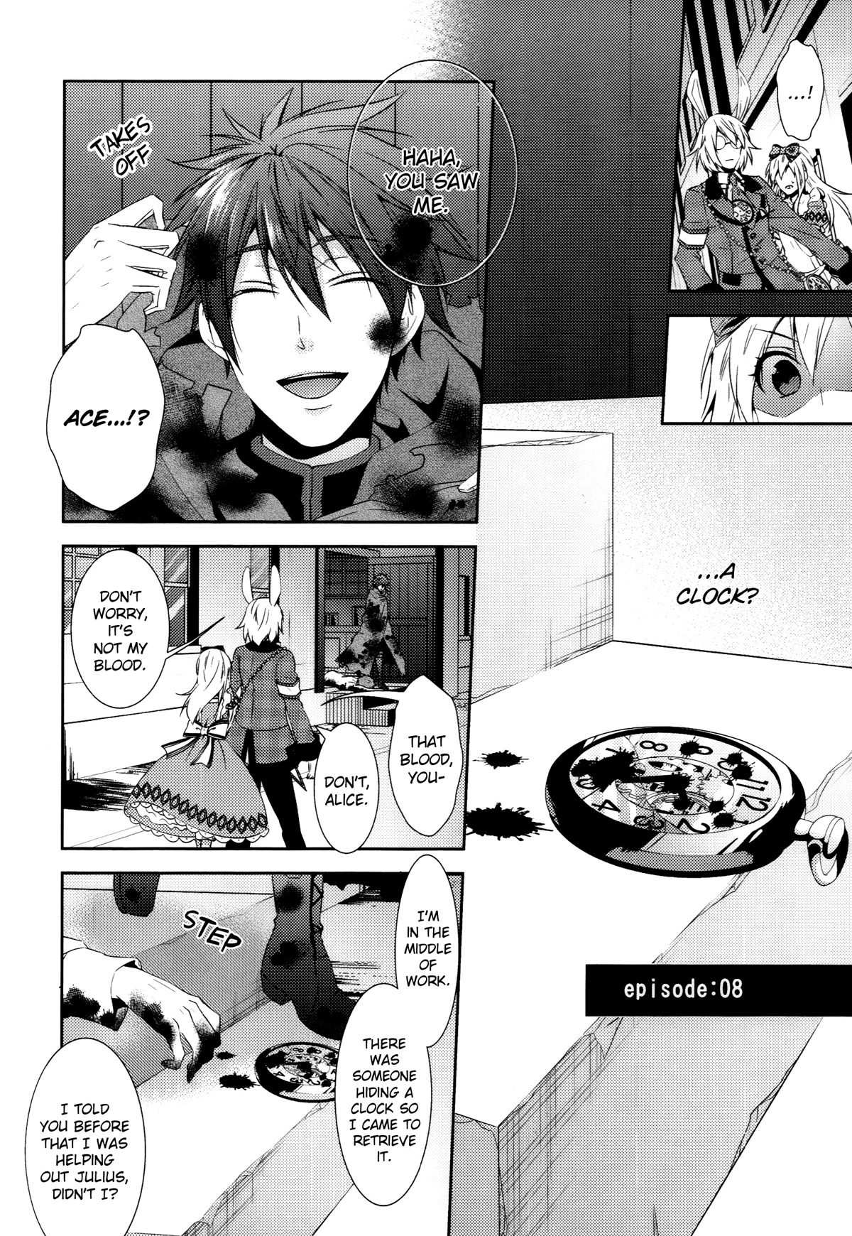 Heart no Kuni no Alice ~Tokei Usagi to Gogo no Koucha wo~ Chapter 8 page 1 - Chapter 8: Episode 8