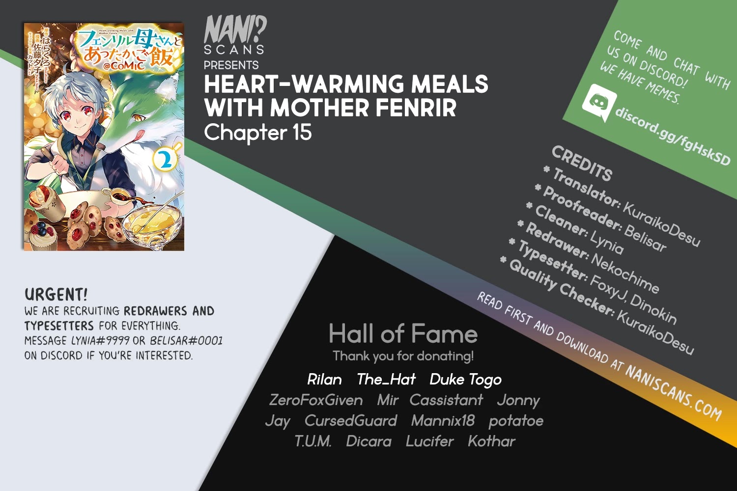 Heart-Warming Meals with Mother Fenrir Chapter 15 page 1 - Chapter 15