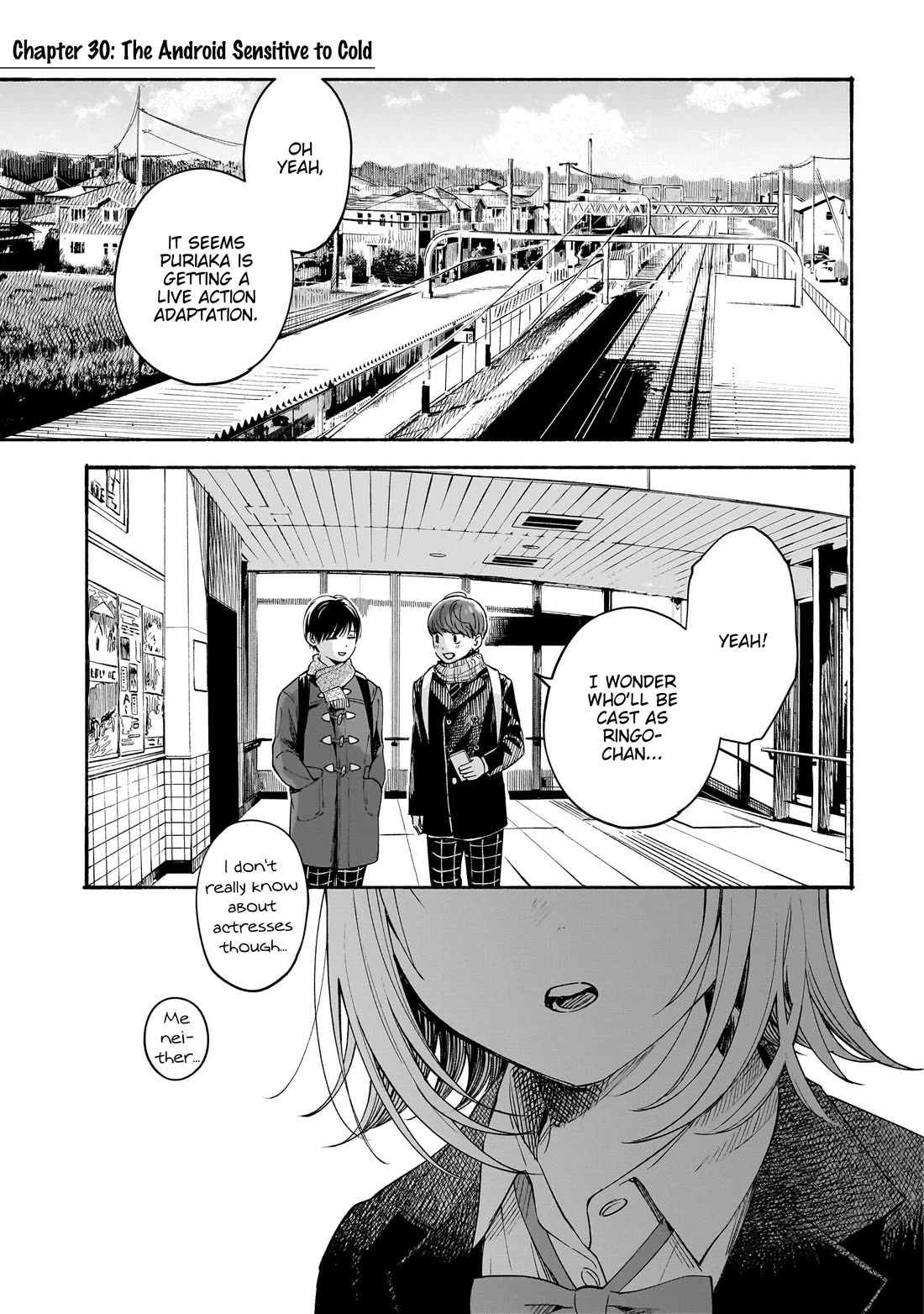 Heart's Program Chapter 30 page 1 - Chapter 30: The Android Sensitive to Cold