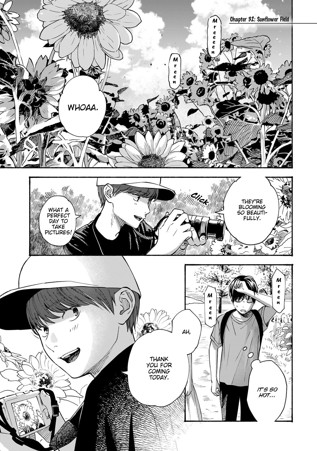 Heart's Program Chapter 32 page 1 - Chapter 32: Sunflower Field