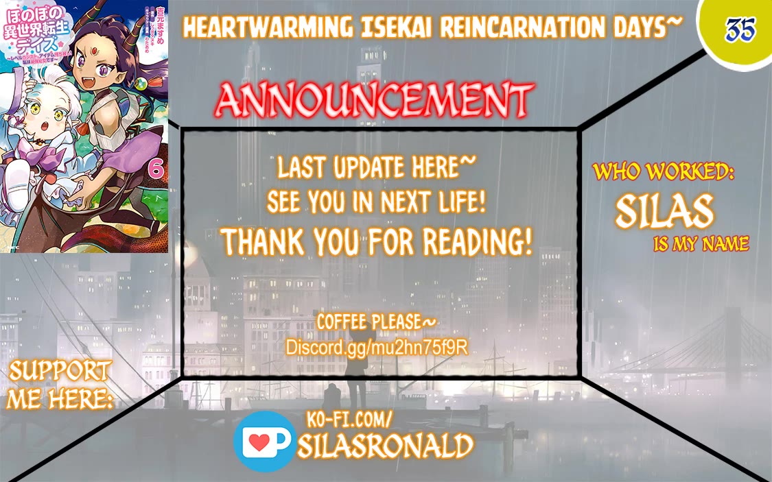 Heartwarming Isekai Reincarnation Days ~Level Max, Item Carryover! I'm the Strongest Little Girl~ Chapter 35 page 1 - Chapter 35