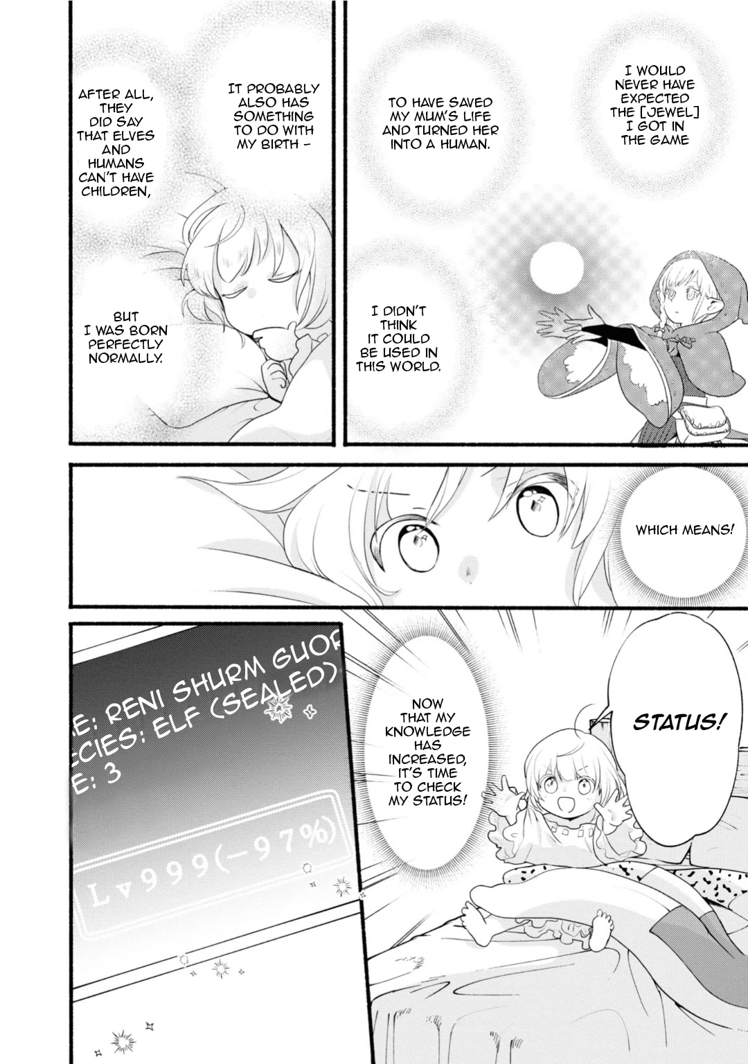 Heartwarming Isekai Reincarnation Days ~Level Max, Item Carryover! I'm the Strongest Little Girl~ Chapter 8 page 4 - Chapter 8