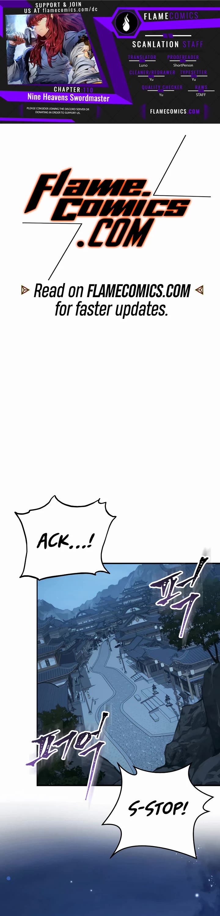 Heavenly Inquisition Sword Chapter 110 page 1 - Chapter 110