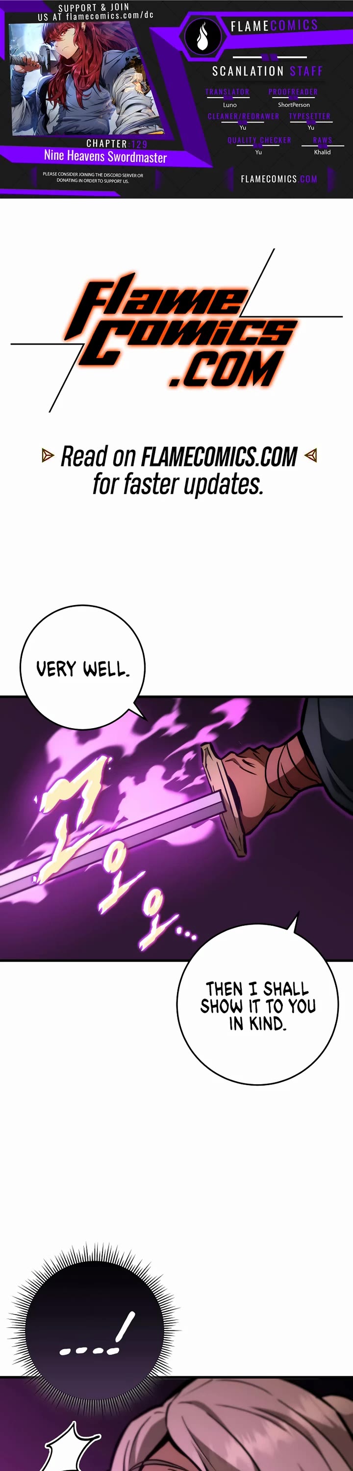 Heavenly Inquisition Sword Chapter 129 page 1 - Chapter 129