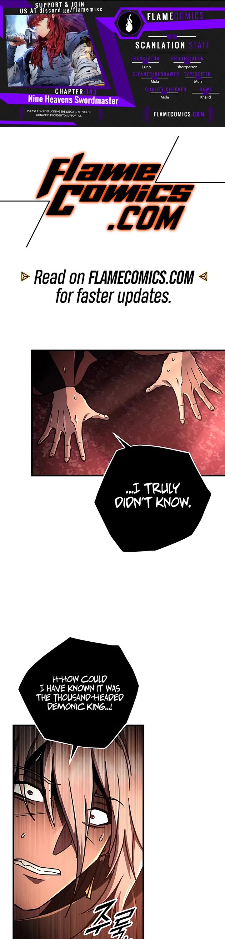 Heavenly Inquisition Sword Chapter 143 page 1 - Chapter 143
