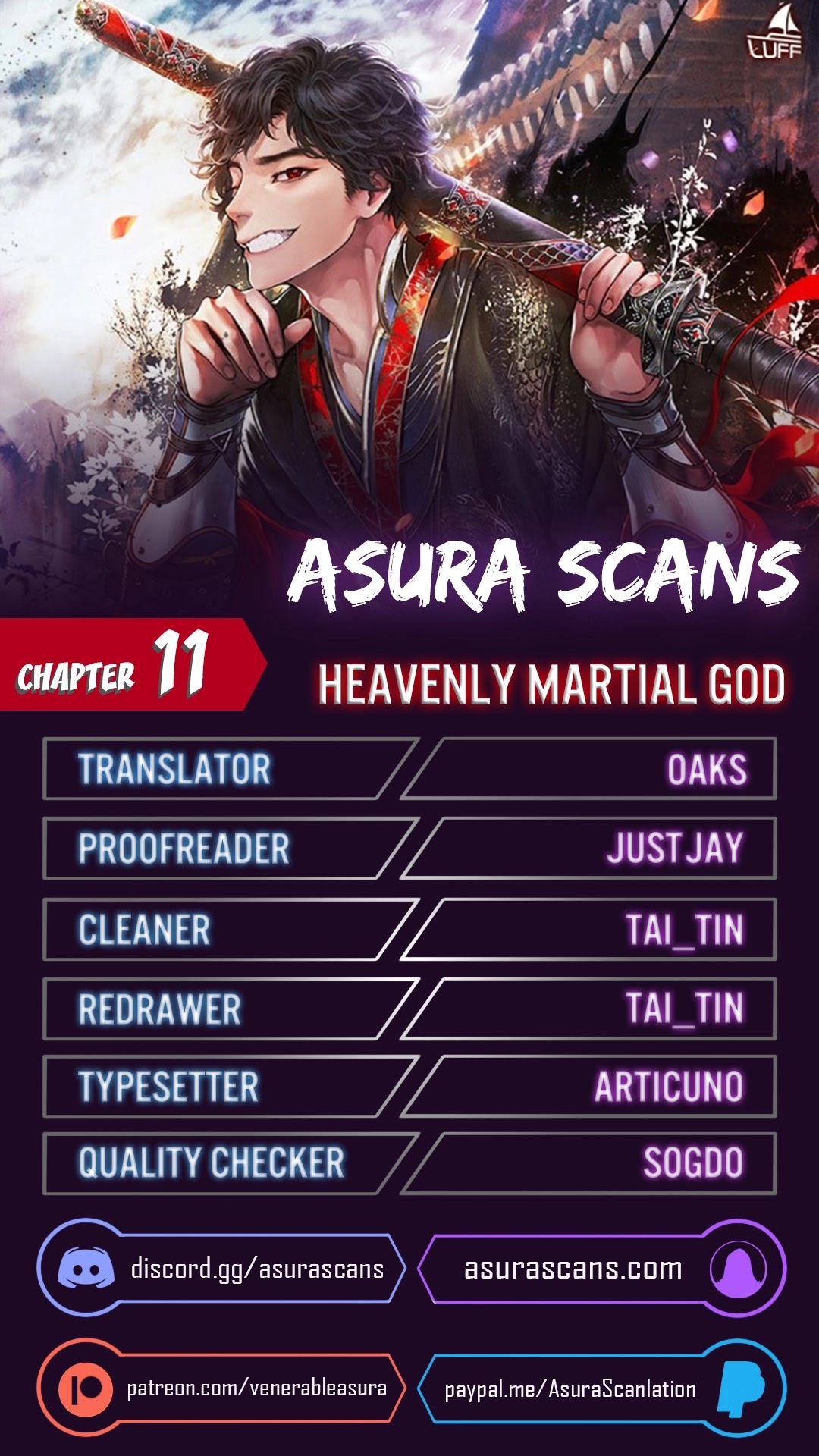 Heavenly Martial God Chapter 11 page 1 - Chapter 11