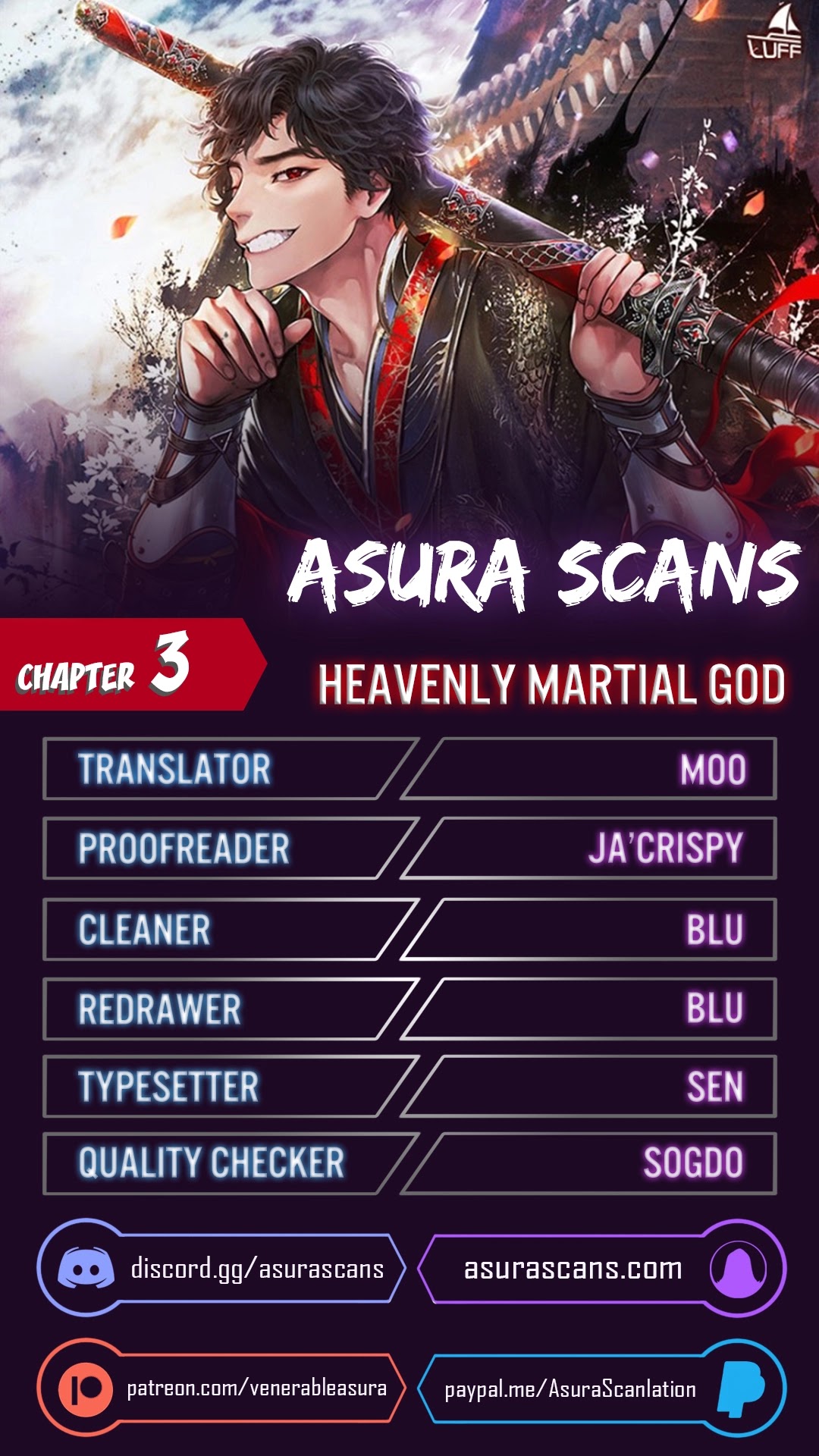Heavenly Martial God Chapter 3 page 1 - Chapter 3