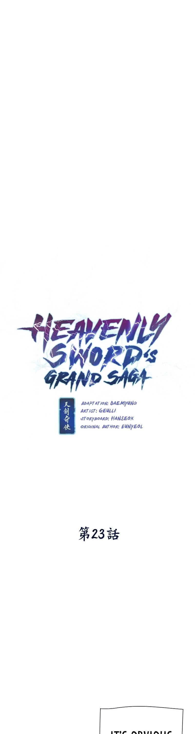 Heavenly Sword’s Grand Saga Chapter 23 page 3 - Chapter 23