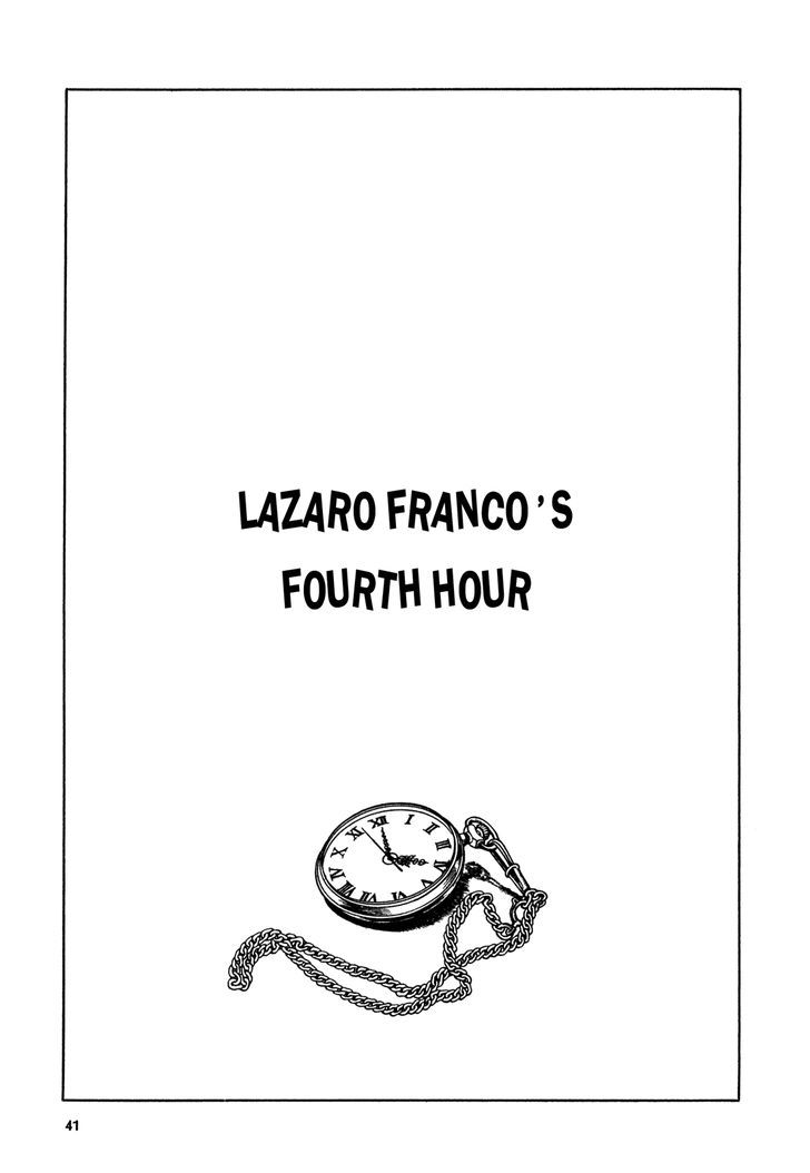 Heaven's Door (KOIKE Keiichi) Chapter 3 page 1 - Chapter 3 : Lazaro Franco's Fourth Hour