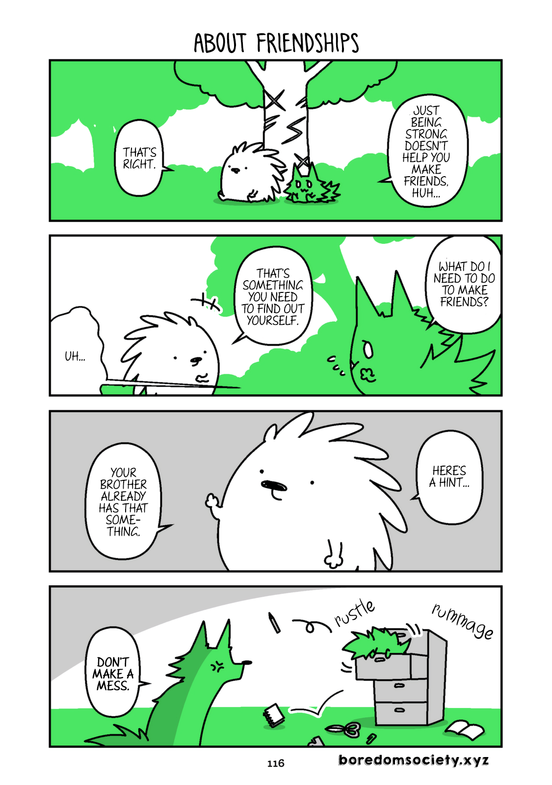 Hedgehog Harry Chapter 100 page 1 - Chapter 100: About Friendships