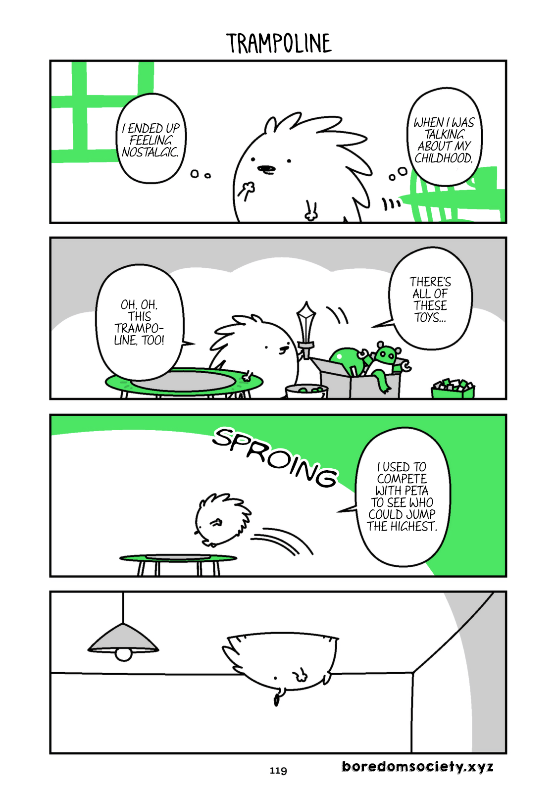Hedgehog Harry Chapter 101 page 2 - Chapter 101: Trampoline