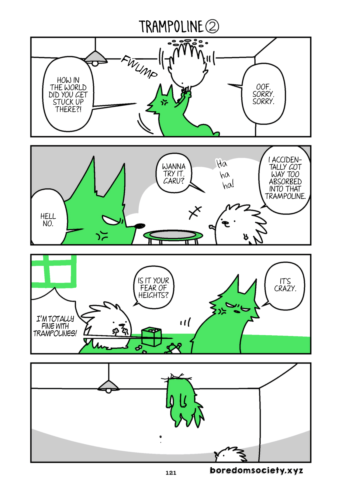 Hedgehog Harry Chapter 103 page 1 - Chapter 103: Trampoline ②