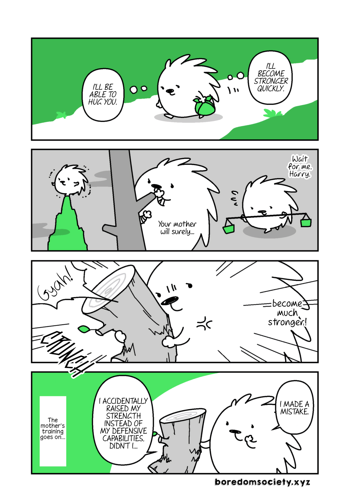 Hedgehog Harry Chapter 107.5 page 2 - Chapter 107.5: Mother, A Journey Of Training