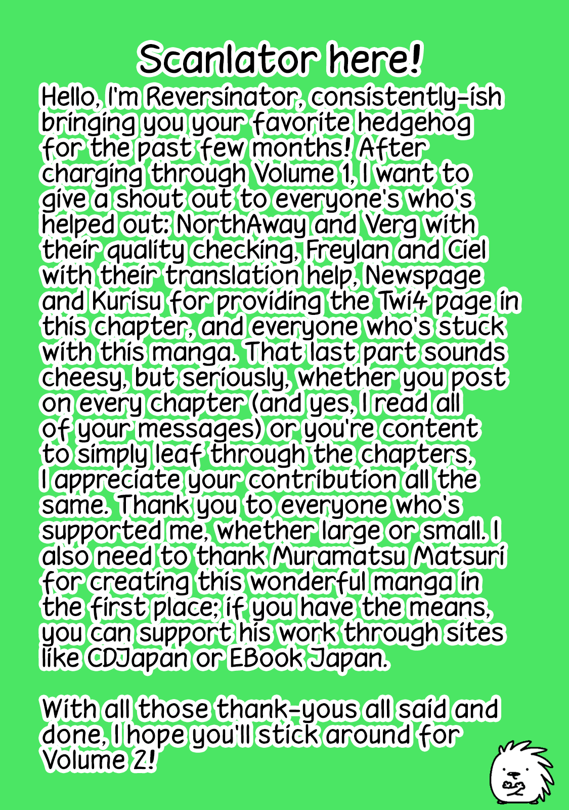 Hedgehog Harry Chapter 107.5 page 5 - Chapter 107.5: Mother, A Journey Of Training