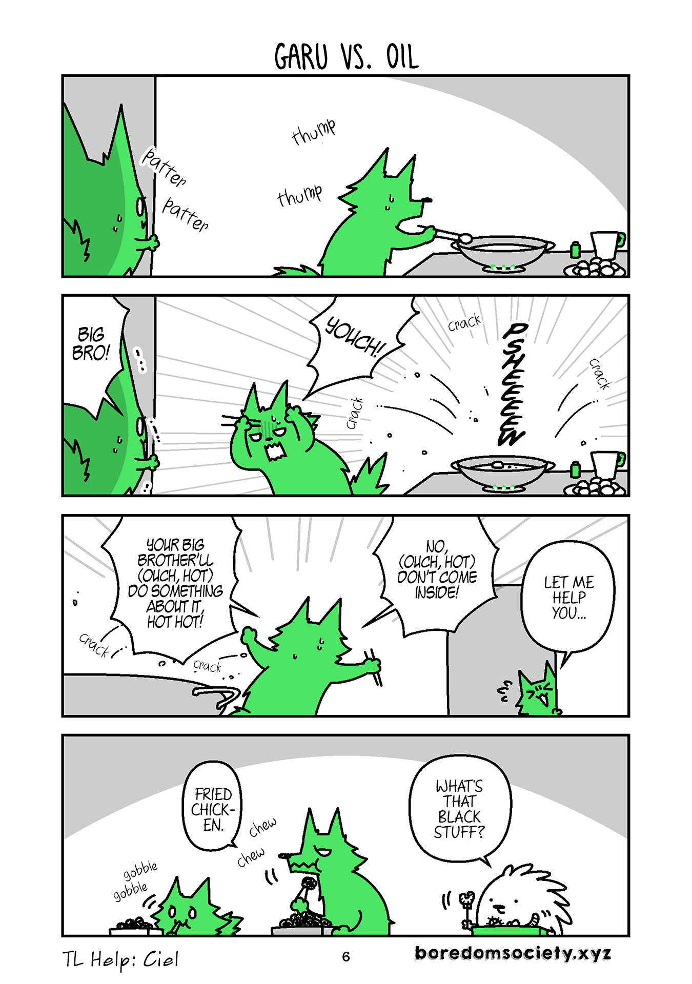Hedgehog Harry Chapter 111 page 1 - Chapter 111: Garu Vs. Oil