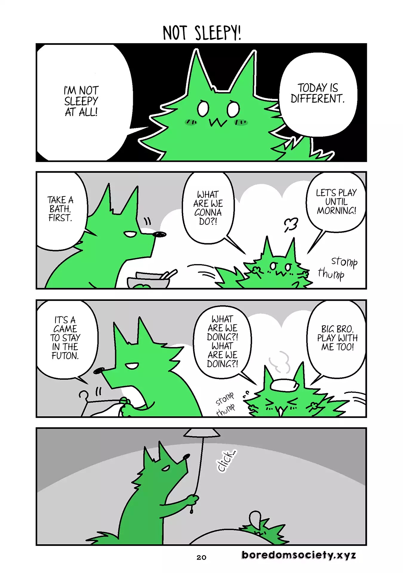 Hedgehog Harry Chapter 123 page 1 - Chapter 123: Not Sleepy!