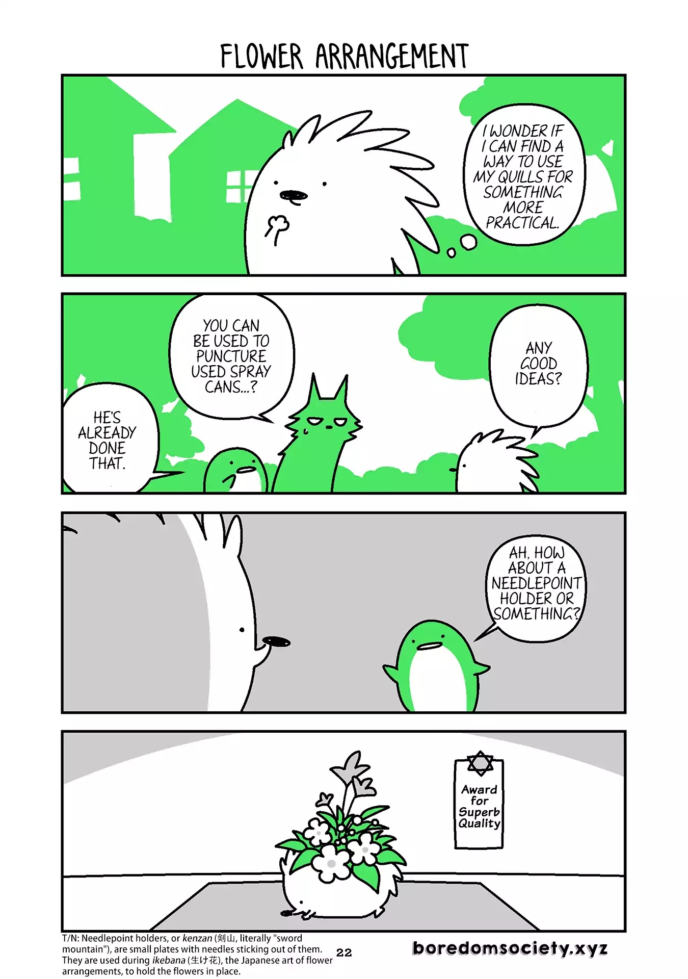 Hedgehog Harry Chapter 125 page 1 - Chapter 125: Flower Arrangement
