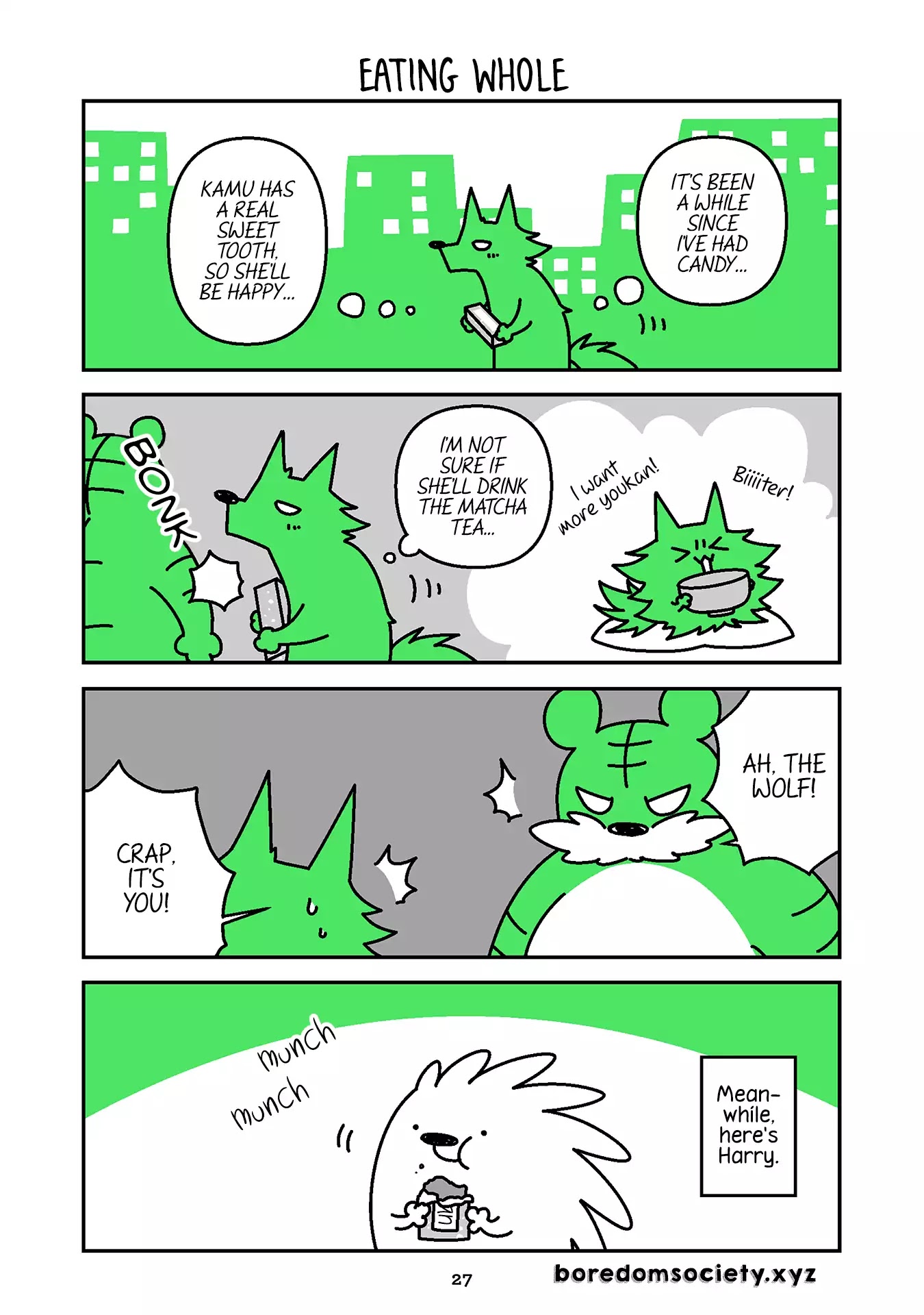 Hedgehog Harry Chapter 130 page 1 - Chapter 130: Eating Whole