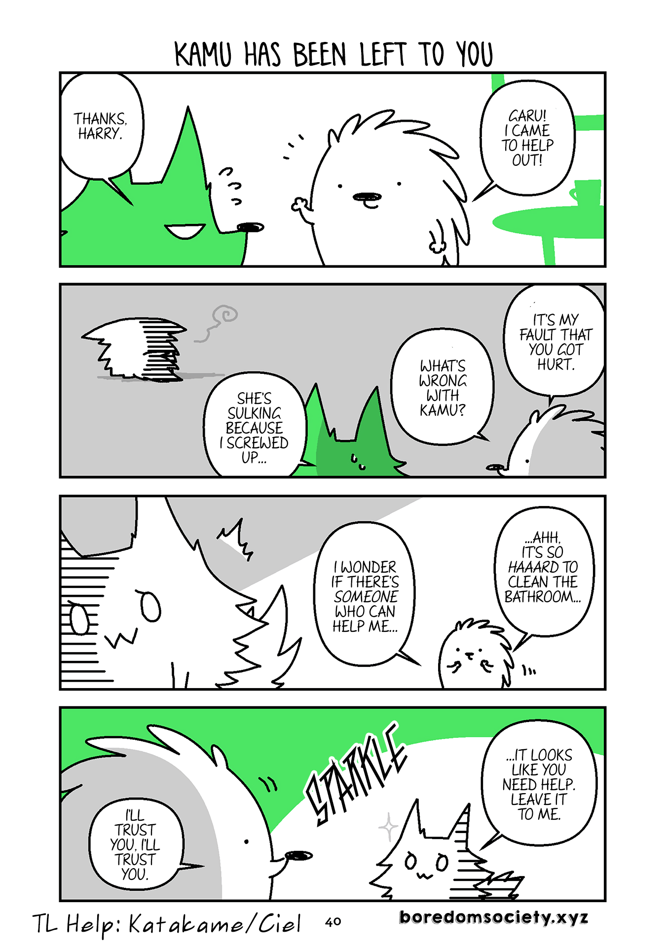 Hedgehog Harry Chapter 141 page 1 - Chapter 141: Kamu Has Been Left To You