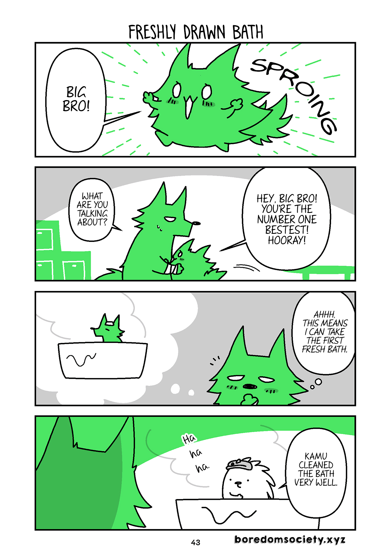 Hedgehog Harry Chapter 144 page 1 - Chapter 144: Freshly Drawn Bath