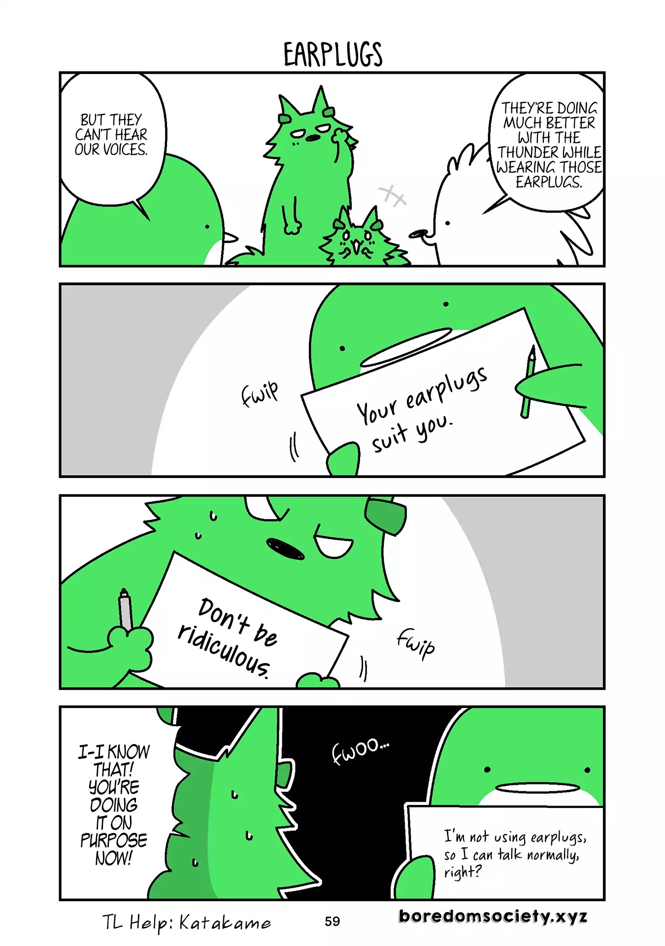 Hedgehog Harry Chapter 158 page 1 - Chapter 158: Earplugs