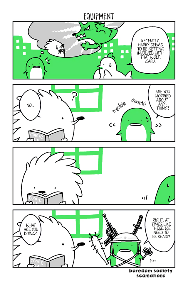 Hedgehog Harry Chapter 16 page 1 - Chapter 16: Equipment