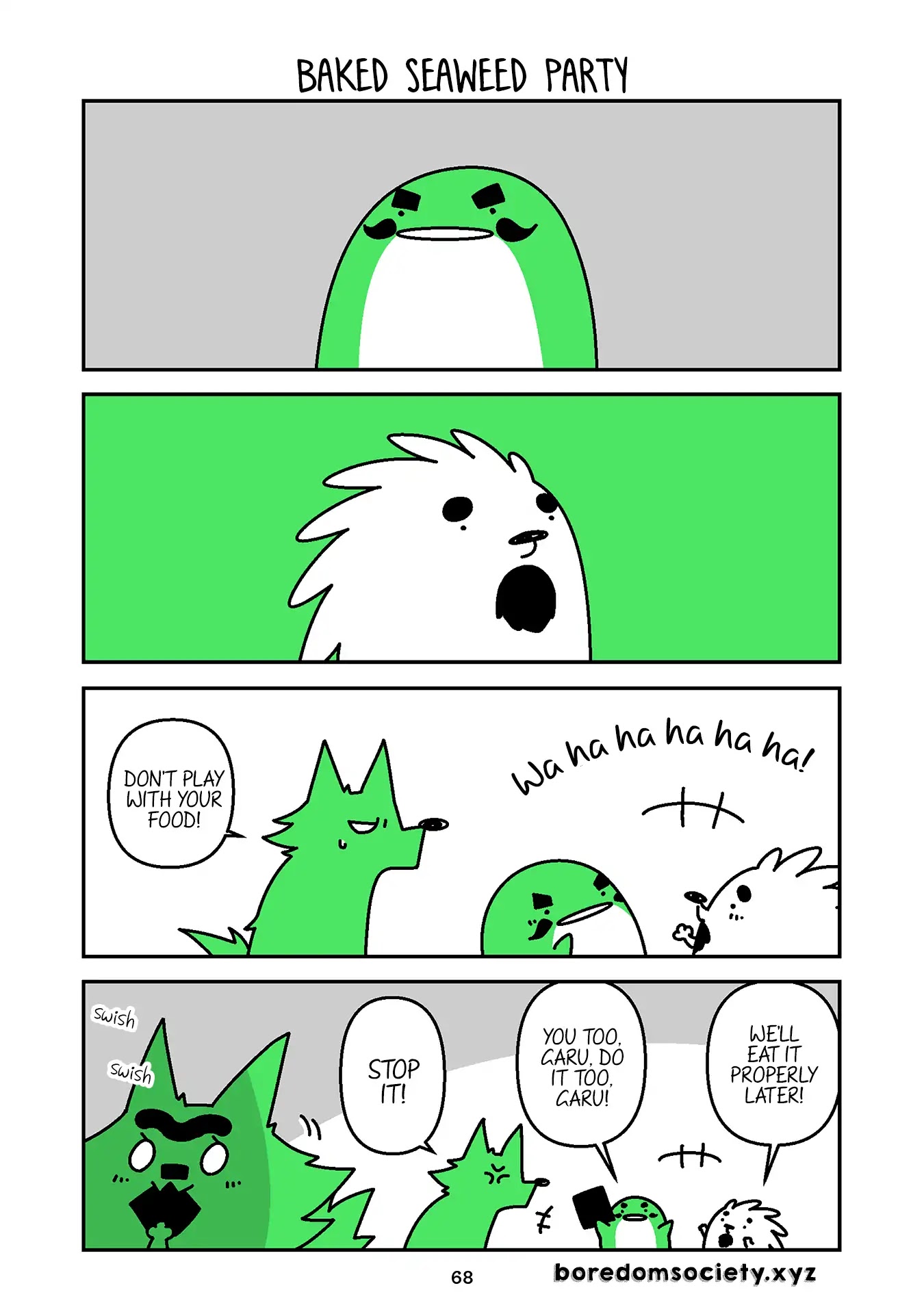 Hedgehog Harry Chapter 166 page 1 - Chapter 166: Baked Seaweed Party