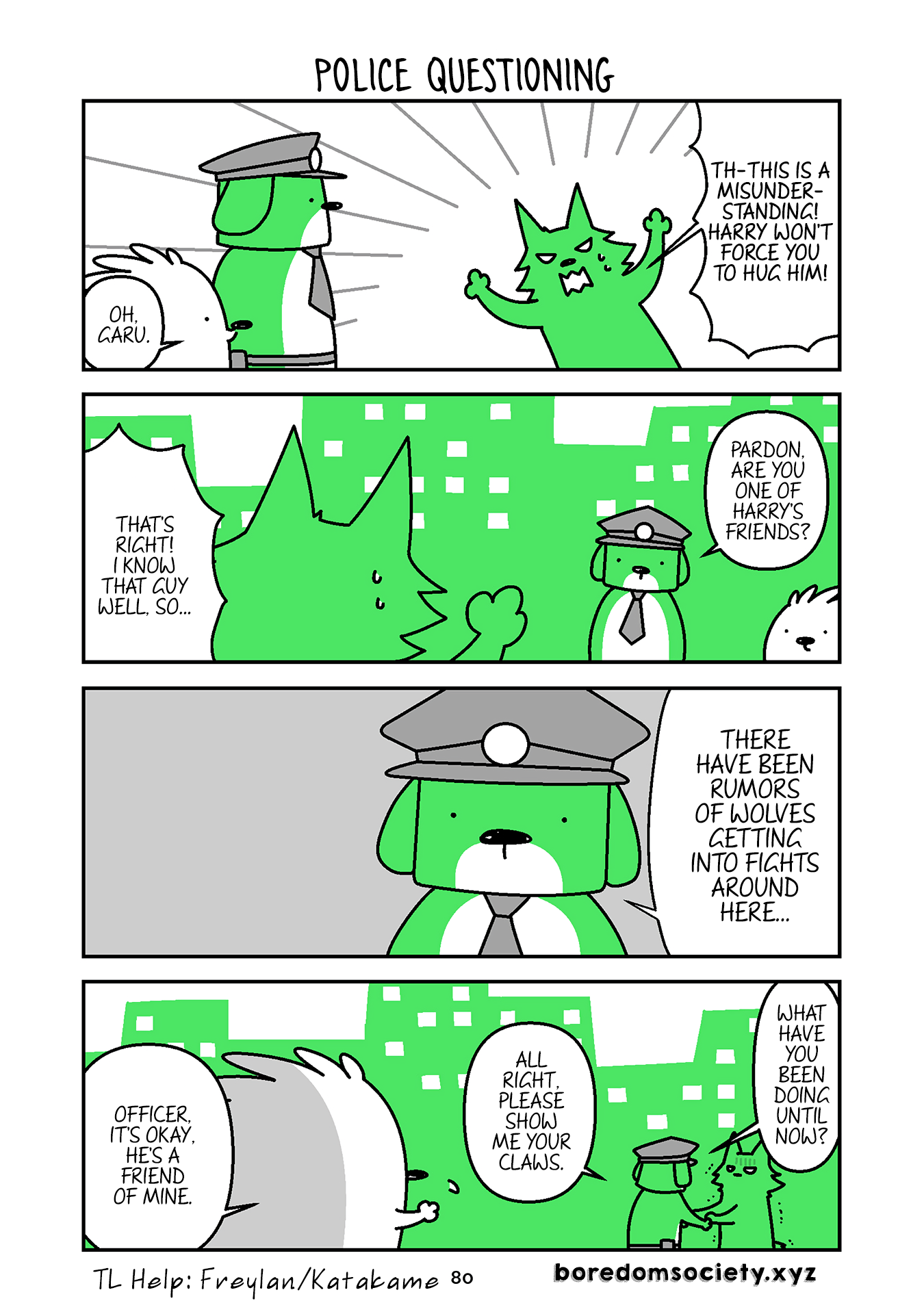 Hedgehog Harry Chapter 176 page 1 - Chapter 176: Police Questioning