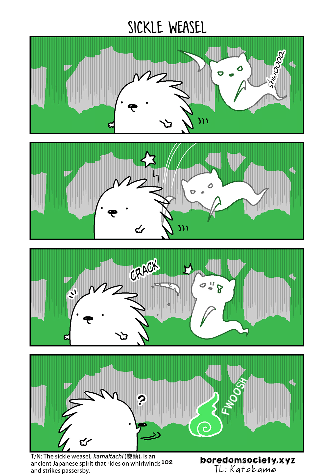 Hedgehog Harry Chapter 196 page 1 - Chapter 196: Sickle Weasel