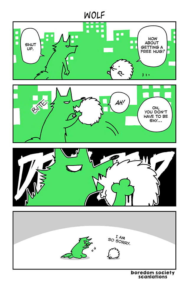 Hedgehog Harry Chapter 2 page 1 - Chapter 2: Wolf