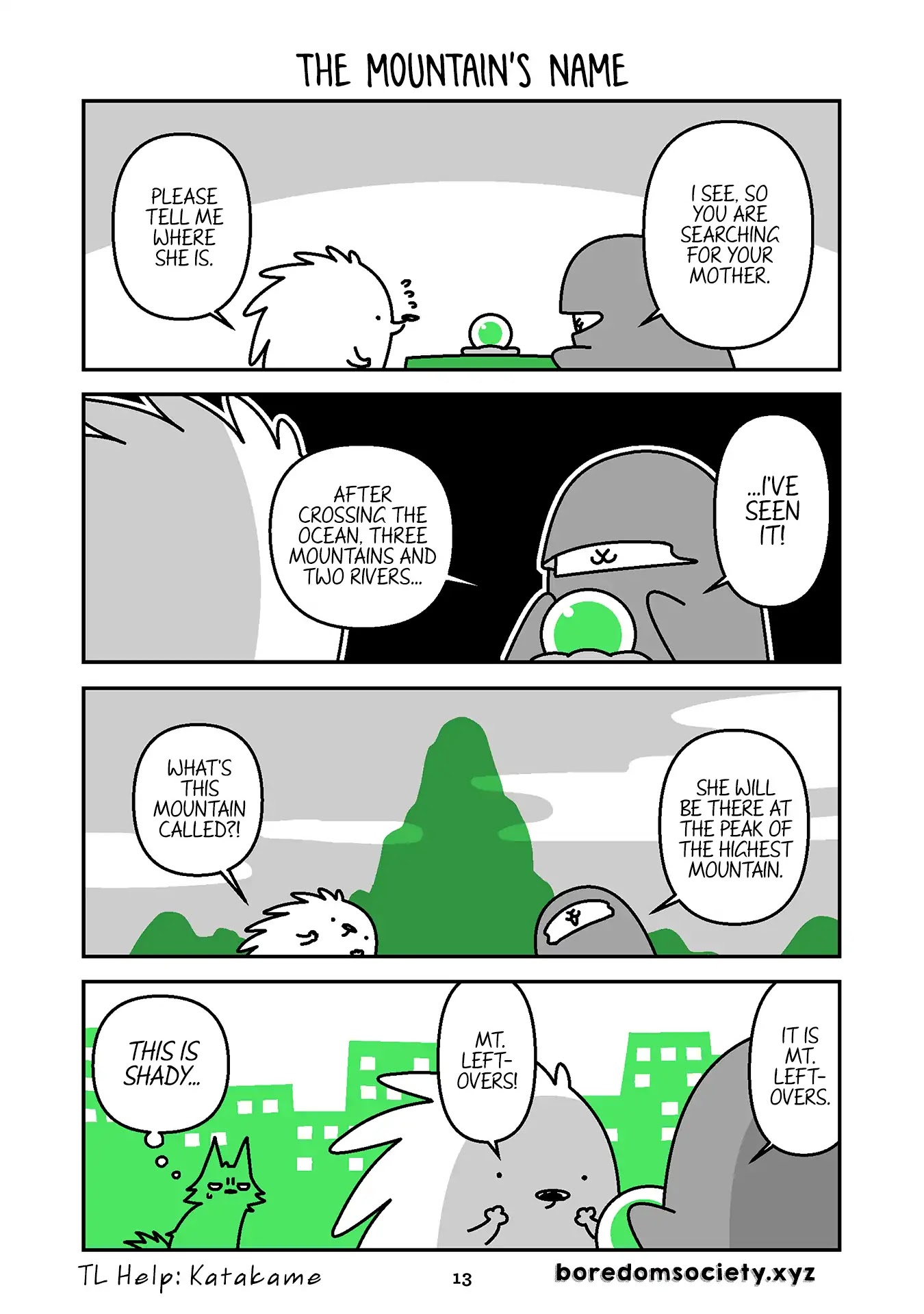 Hedgehog Harry Chapter 221 page 1 - Chapter 221: The Mountain's Name