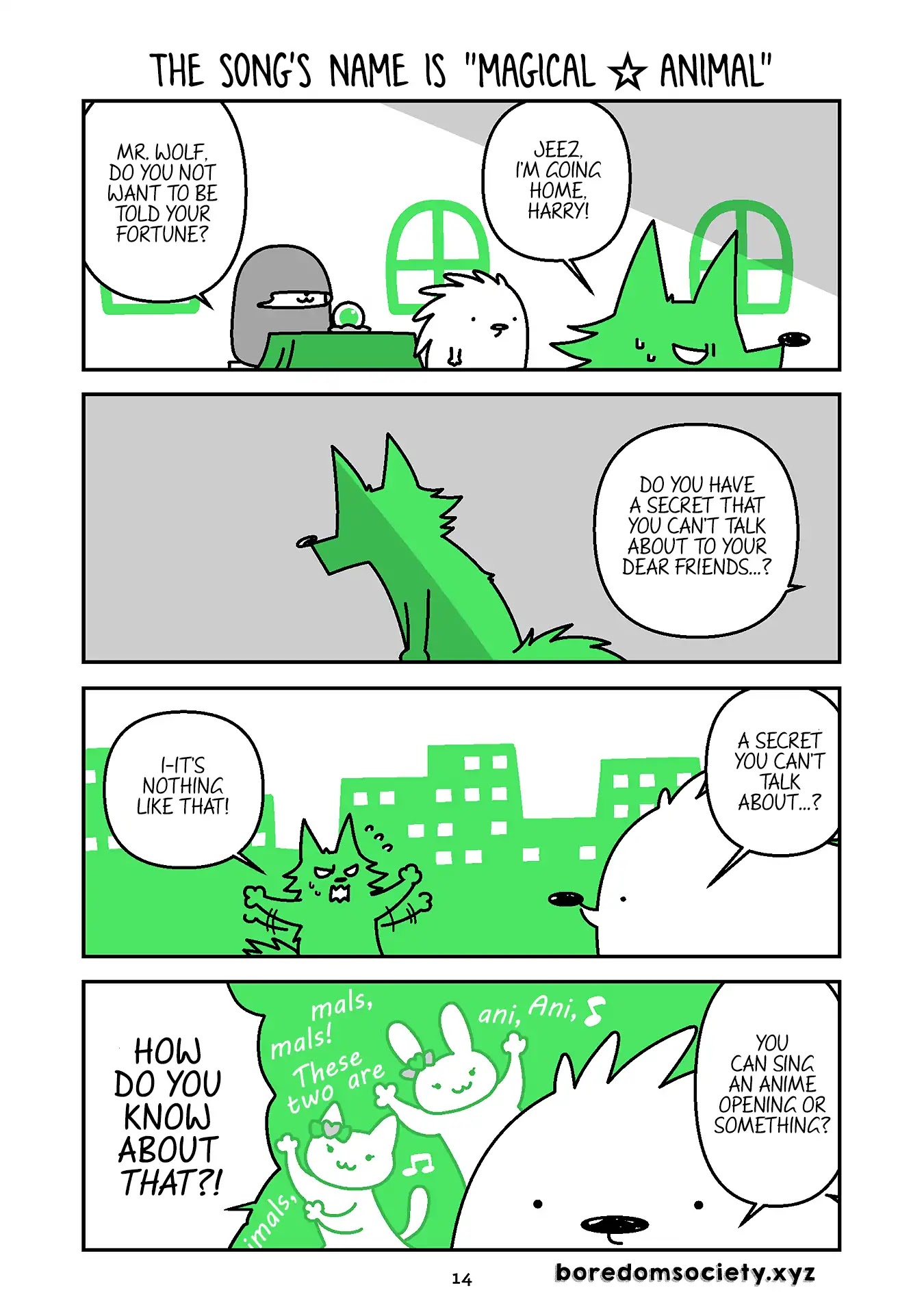 Hedgehog Harry Chapter 222 page 1 - Chapter 222: The Song's Name Is "Magical ☆ Animal"