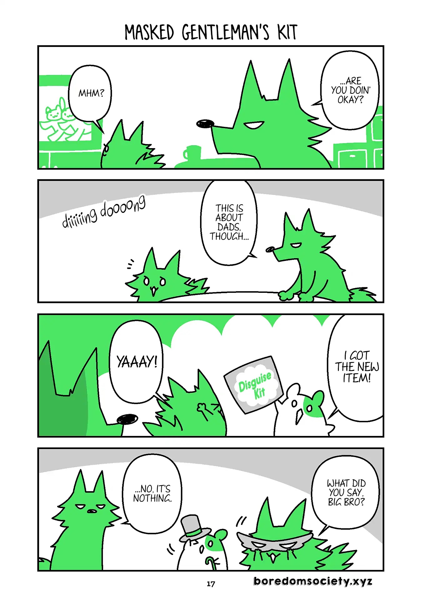Hedgehog Harry Chapter 225 page 1 - Chapter 225: Masked Gentleman's Kit