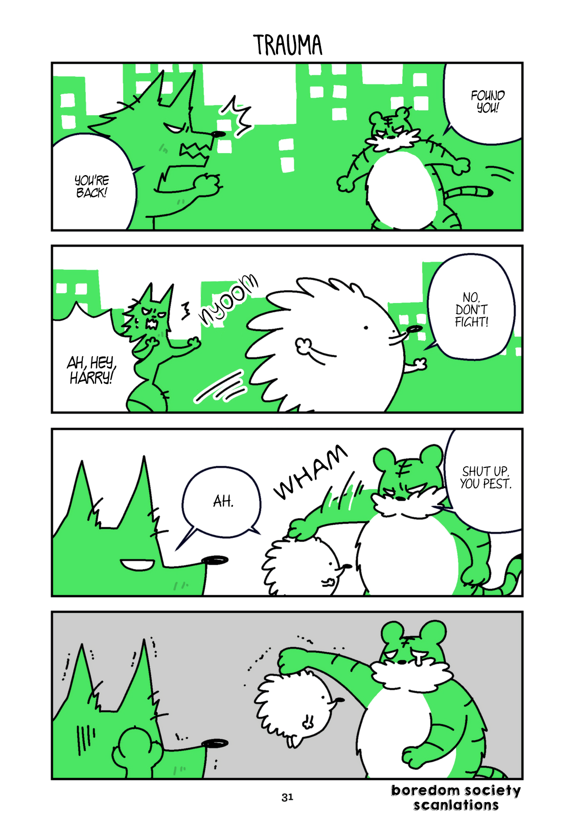 Hedgehog Harry Chapter 25 page 1 - Chapter 25: Trauma