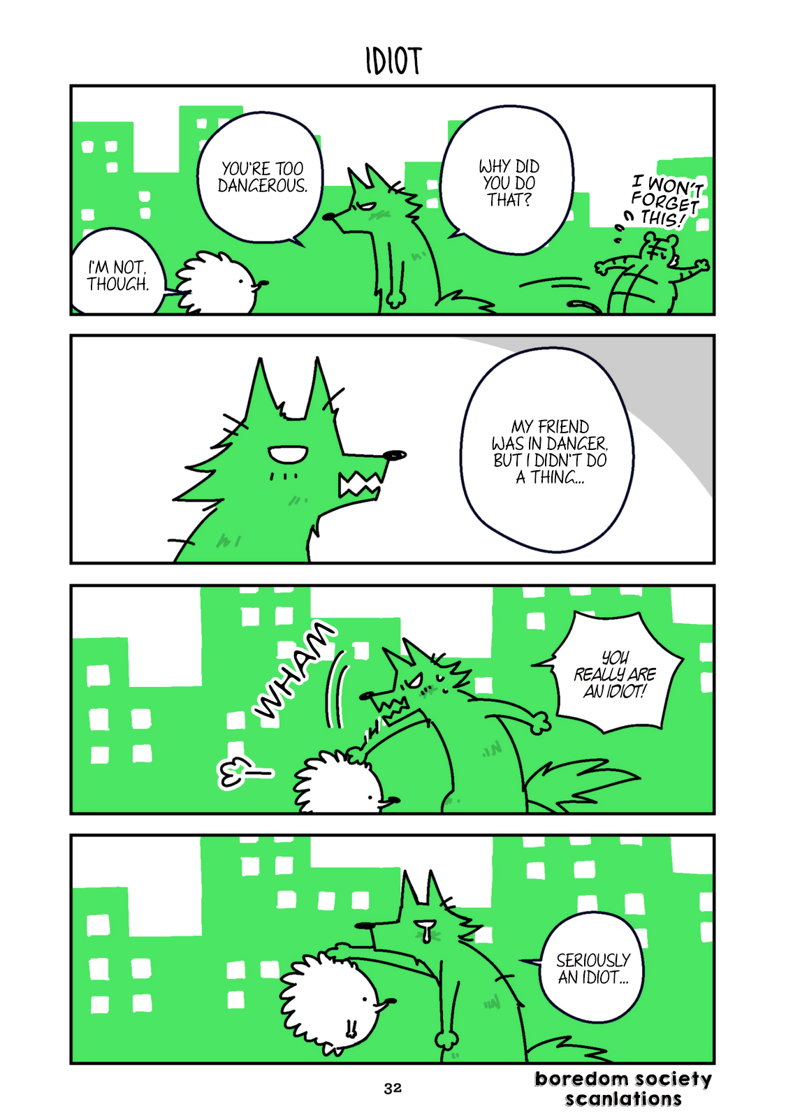 Hedgehog Harry Chapter 26 page 1 - Chapter 26: Idiot